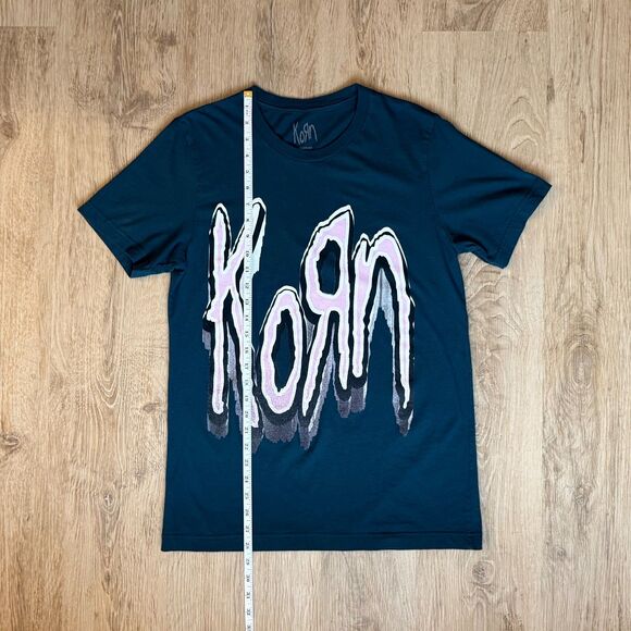 Korn North America Tour 2024 Graphic T-Shirt Blue Medium Band Tee - Picture 5 of 5
